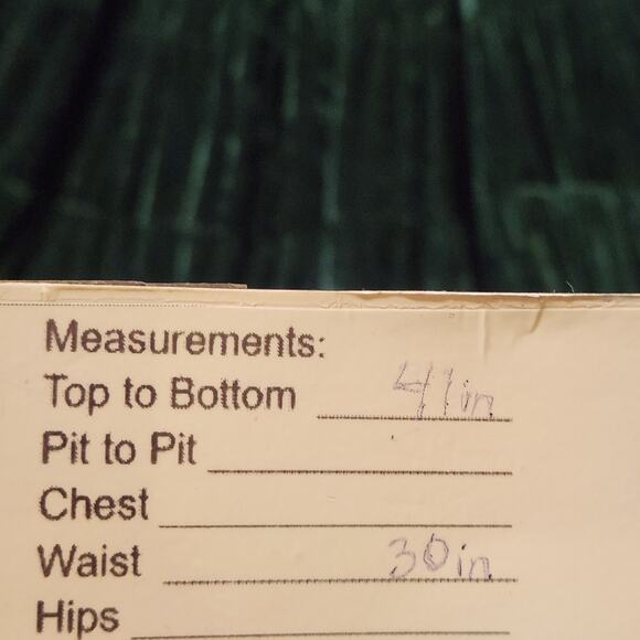 Witchy Dark Romantic Sz Large Deep Green Velvet Tiered Maxi Skirt Karma N Craft - Picture 4 of 8